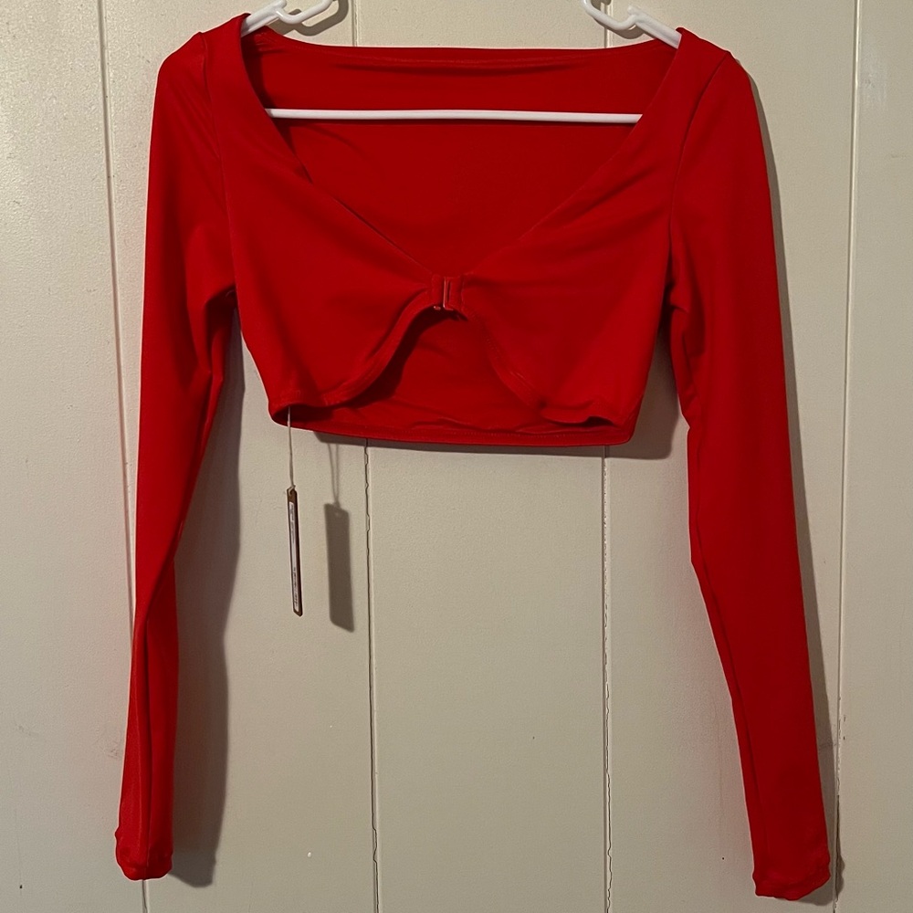 "Skims" Swim Long Sleeve Shrug Top